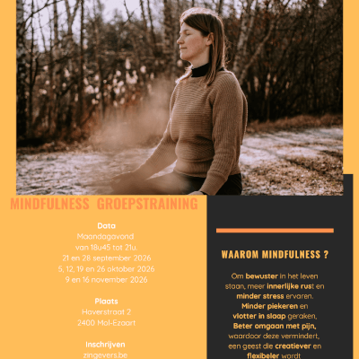 Groepstraining Mindfulness Groepstraining Mindfulness