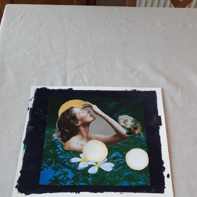 Creatieve therapie :  herstel het contact met jezelf via collage kunst