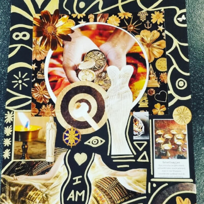 Creatieve therapie :  herstel het contact met jezelf via collage kunst